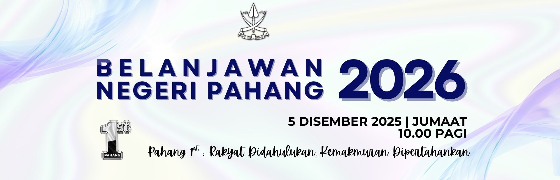 Ucapan Belanjawan 2026 - Banner